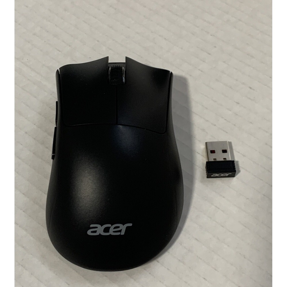 New Acer OMR243 Wireless Mouse 1200 DPI 2.4GHz USB 2025 Black